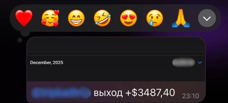 Вихід +$3,487.40 з реакціями